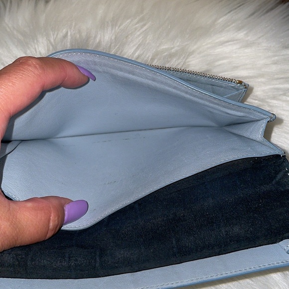 Celine Large Strap Logo Leather long Bifold wallet - Picture 5 of 10